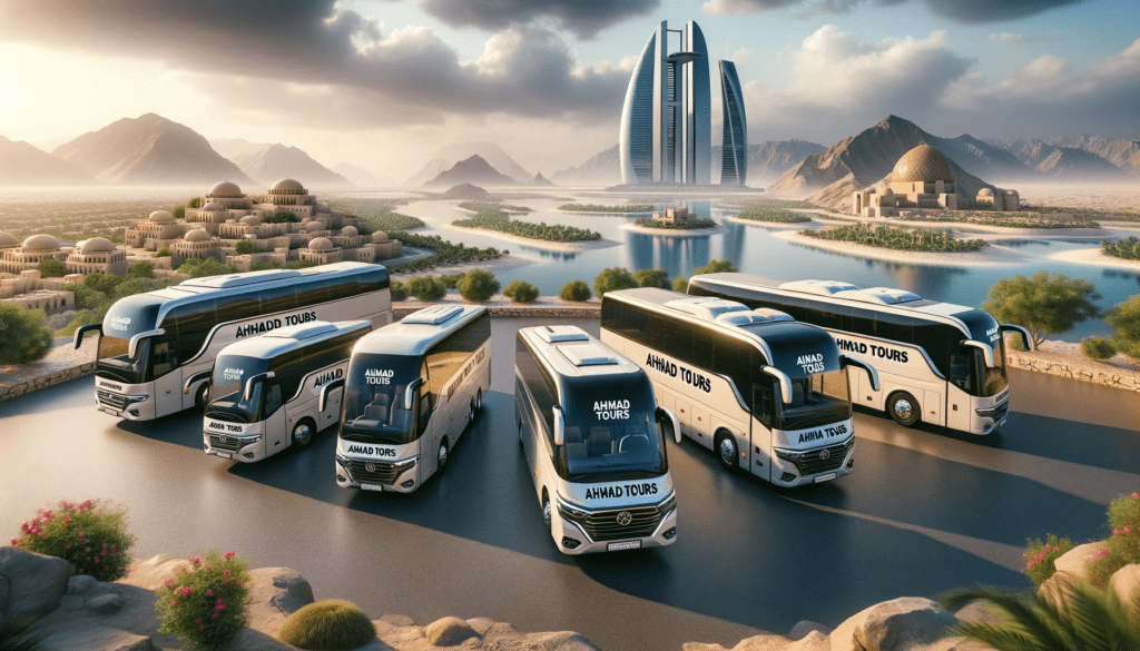 luxury bus rental Abu Dhabi